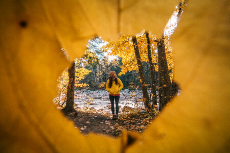 Autumn Hiker photo