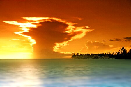 Evening samoa sunset