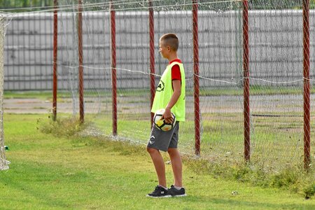 Boy football player sport photo