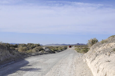 Road on the Desert National Wildlife Refuge photo