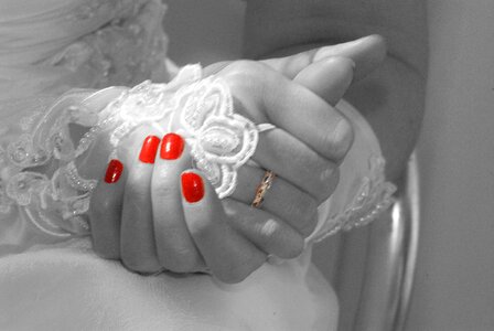 Manicure marriage keep hands photo