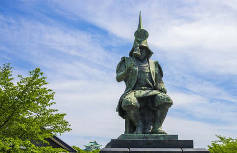 3 Bronze statue of Kiyomasa Kato photo
