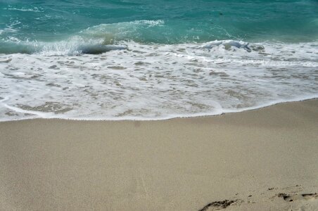 Ocean sand summer season photo