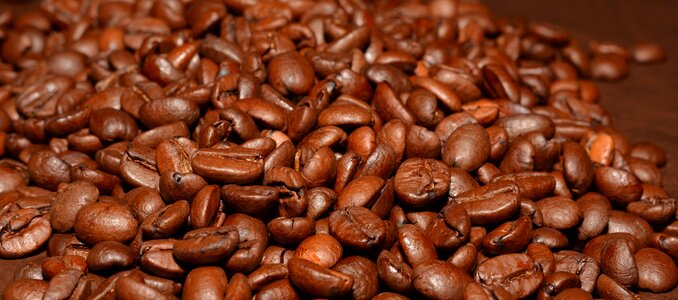 Aroma caffeine close up photo