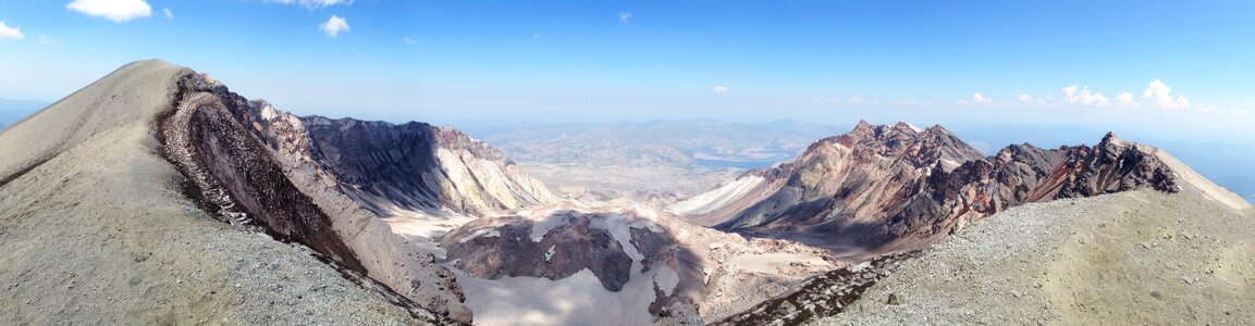 Volcano crater washington photo