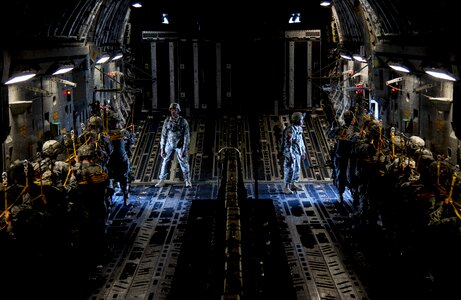 Ready airplane military
