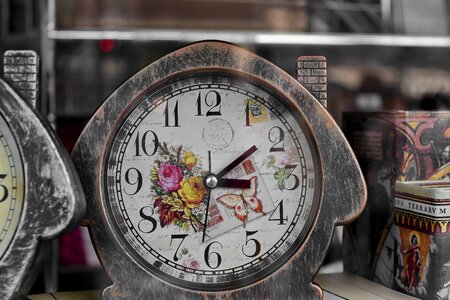 Old Fashioned clock time photo