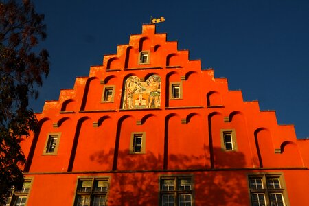 Red gredhaus crow stepped gable meersburg