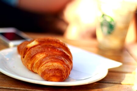 Puff pastry breakfast food photo