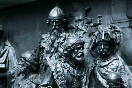 bronze monument close-up photo