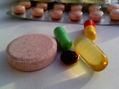 Drugs minerals pills photo