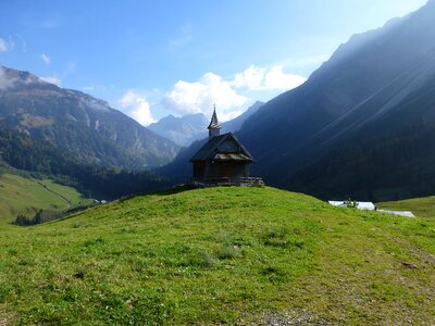 Alpine nature landscape photo