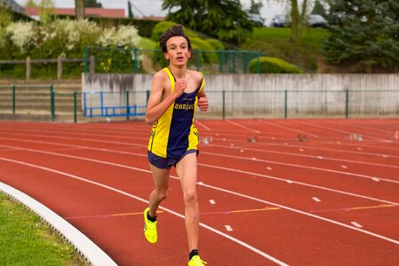 Boy runner sport photo