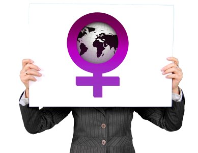 Woman female woman sign photo