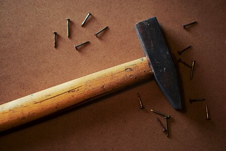 Nails tools brown tools