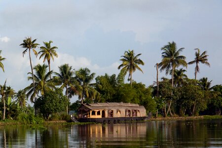 India houseboat backwaters photo