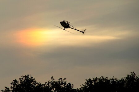 Halo model flight remotely controlled