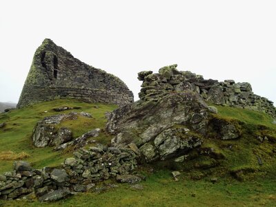 Scotland hebrides stone photo