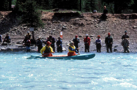 Kayaking and combat fishing on the Kenai River