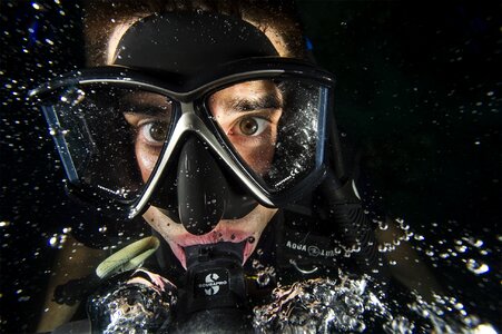 Water goggles oxygen photo