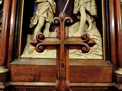 Cathedral catholic cross photo