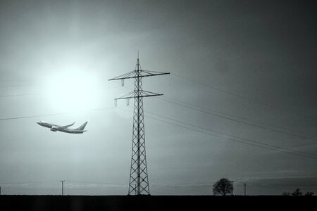 Current power poles jet