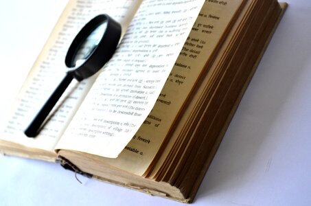 Book Magnifying Glass photo