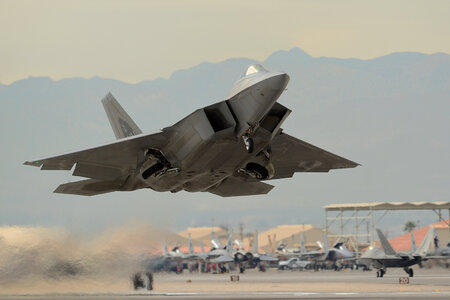 Trained to fight F-22 Raptor photo