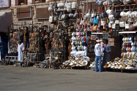 Market traditional egyptian