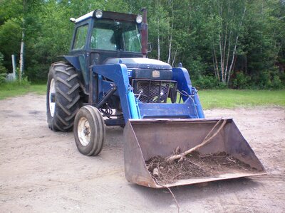 Bucket wheels vehicle photo