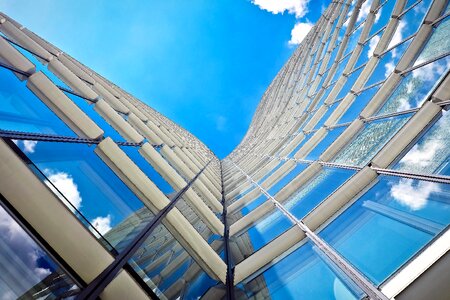 Architecture beautiful photo blue sky