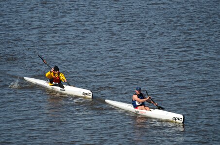 Ocean rafting canoe photo