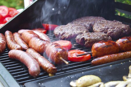 Meat summer barbecue photo