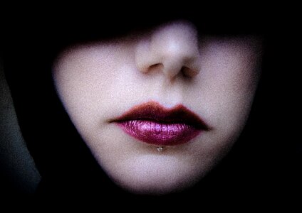 Mouth face portrait