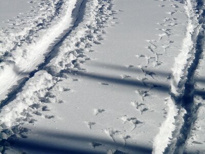 Backcountry skiiing ski tour away