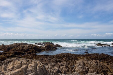 Sea Ocean Waves On Coast Rocks photo