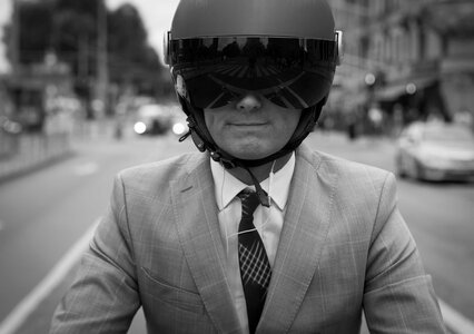 Helmet motorbike motorcyclist photo