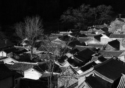 Village ancient architecture old
