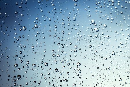 Wet droplets nature