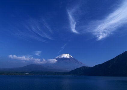 Mt Fuji view from the lake photo