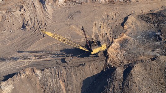 Machine quarry coal photo