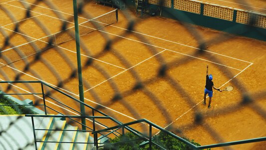 Man Playing Tennis photo