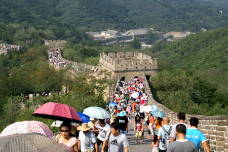 Great Wall of China in Summer photo