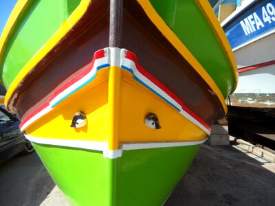 Marsaxlokk eye of osiris luzzu photo