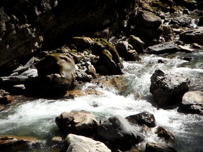 Scree rock flow