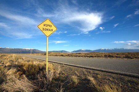 Desert highway road
