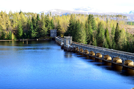 Bridge across the River in Scotland photo