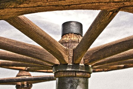 Cast Iron wheel handmade photo