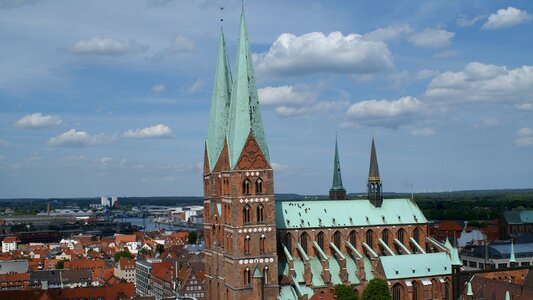 Church st mary's twin towers photo