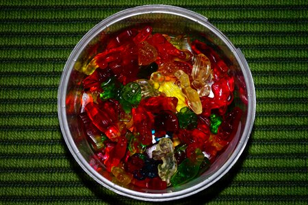 Haribo gummi bears colorful